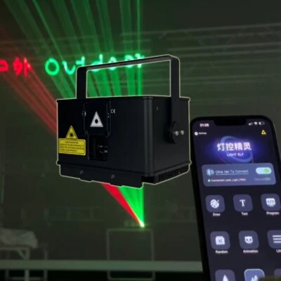 5W RGB Full Color Animation Laser Light Projector Effect Beam For DJ Bar Party - Image 1 of 4