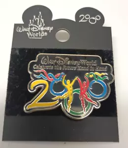 NUEVO Prendedor Conmemorativo Disney Año 2000 Walt Disney World Celebrar el Futuro - Imagen 1 de 8