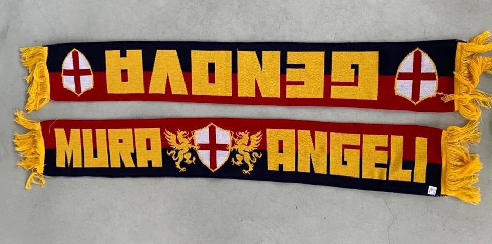 Sciarpa  Genoa Ultras no adesivi Nuova Sciarpa Mura Angeli - Immagine 1 di 1