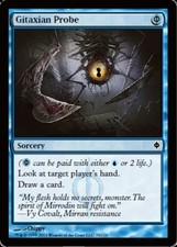 MTG-1x-Damaged, English-Gitaxian Probe-New Phyrexia