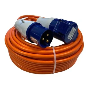 25M CARAVAN MAINS HOOK UP CABLE EXTENSION LEAD 2.5mm motorhome camping boat - Picture 1 of 1