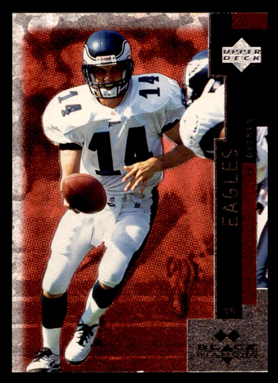 1998 Upper Deck Black Diamond Ty Detmer  Double  #64 Philadelphia Eagles - Image 1 of 2