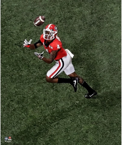 Mechole Hardman Georgia Bulldogs Unsigned Catching Photograph Cover