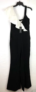 Rachel Zoe Women’s Sleeveless Black/White Jumpsuit Size 6 - Picture 1 of 5