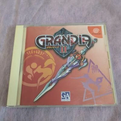 USED Grandia II w/spine (Sega Dreamcast,2000) Japan game - Image 1 of 4