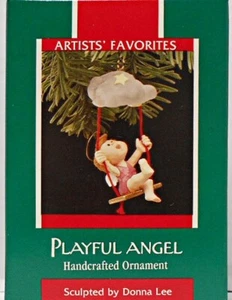 Verspielter Engel Handarbeit Weihnachtsschmuck 1989 - Bild 1 von 2