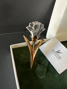 Swarovski Crystal Memories Spring Flower Tulip Daffodil Pin Brooch Original Box - Picture 1 of 24