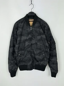 Chaqueta de bombardero Alpha Industries MA-1 camuflaje negra - Imagen 1 de 10