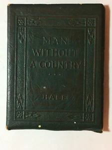 Little Leather Library MAN WITHOUT A COUNTRY by EDWARD EVERETT HALE - Foto 1 di 9
