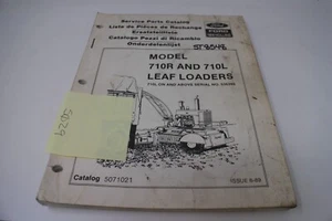 FORD NEW HOLLAND 710R AND 710L LEAF LOADERS PARTS CATALOG / MANUAL - Picture 1 of 3
