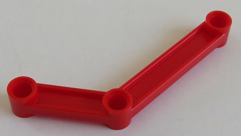 LEGO Technic - Verbinder/Connector 1 x 9 (2 Stück), gewinkelt (6-4), rot # 64451 - Bild 1 von 1