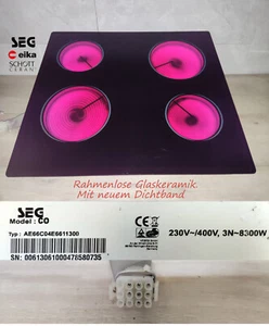SEG AD66C04E6611300 Kochfeld m. Schott Ceran® Glaskeramik.M. Gewährleistung - Bild 1 von 17