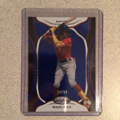 2023 Panini Chronicles - Certified Blue #44 Miguel Bleis /99 (RC) - Image 1 of 3