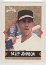 1991 SmithKline Beecham MDA They're All-Stars Davey Johnson #13