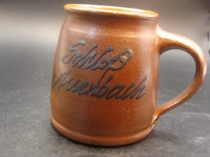 Vtg Schlob Auerbach Stoneware Oversize Mug 14oz. Germany ~VGC~4”~Topferel Thunig - Picture 1 of 6