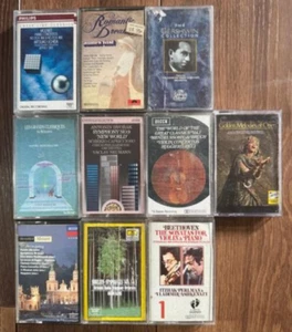 Lot of 10 Classical & Opera Cassette Tapes – Vintage Collection – Great Conditio - Picture 1 of 2
