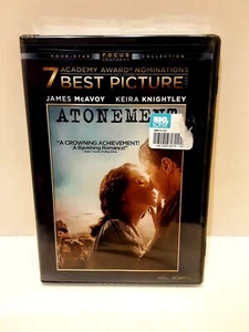 Atonement DVD 2008 Full Frame Movie James McAvoy Kiera Knightley New Movie - Picture 1 of 6
