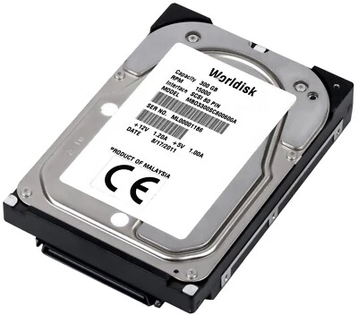 Hard Drive Worldisk MBO3300SC800600A 300GB 15000U/Min 8MB SCSI U320 3.5'' Inch - Image 1 of 3