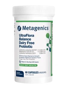 Probiótico sin lácteos Metagenics UltraFlora Balance Restore 60 cápsulas - Imagen 1 de 3
