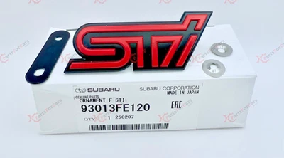 OEM Subaru Pink Front Grille Emblem Badge NEW 93013FE120 Impreza WRX STi 2005 - Изображение 1 из 3