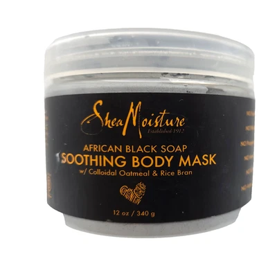 Shea Moisture African Black Soap Soothing Body Mask 12oz  - Image 1 of 4