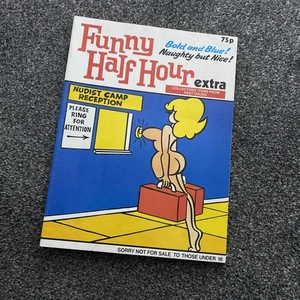 Funny Half Hour Extra Comic Cartoon Magazine Vintage Adult Naughty Humour  - Picture 1 of 7