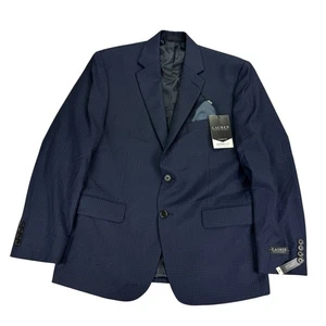 Lauren Ralph Lauren Mens UltraFlex Lancaster Classic Fit Suit Jacket Navy 40S - Picture 1 of 5