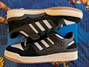 ADIDAS ORIGINALS Forum Low CL Black ID6857 Men's shoes sz 11 NIB - Picture 1 of 10