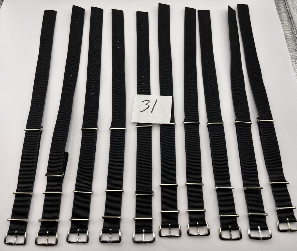 Cinturino Orologio Nylon MZBUTIQ - Sottile, Fibbia Oro Rosa, 10-22mm, Per Uomo E Donna