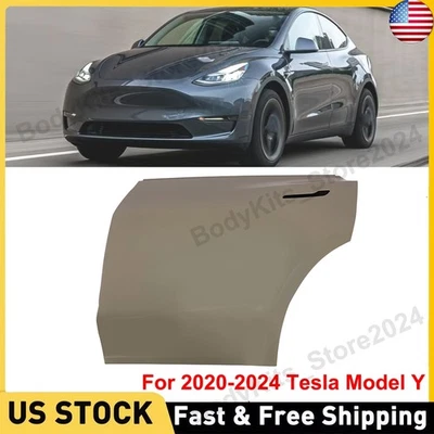 Rear Left Driver Door Shell Aluminum For 2020-2024 Tesla Model Y Replacement - Image 1 of 4