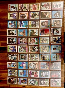 1968-1991 NFL TOOPS , SCORE COLLECTION OF VINTAGE ROOKIES, SP, HOF'S LOT OF 50 - Picture 1 of 20