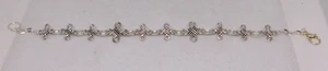 Beautiful hand made silver-tone Celtic design bracelet - Picture 1 of 1