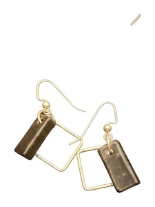 Handmade Glass & Crystal Earrings, Simple Assorted Colors - Blacks & Greys - Picture 1 of 17