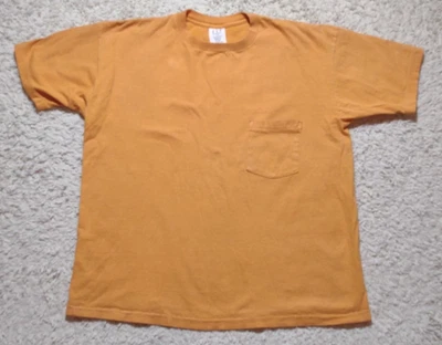 Camiseta De Colección Años 90 Gap Naranja Bolsillo Para Hombre Grande Puntada Única De Colección Hecha en EE. UU. Foto 1 de 4
