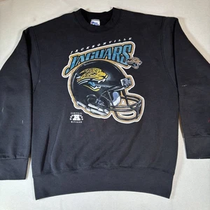 Sudadera De Colección Jacksonville Jaguars Cuello Redondo Talla L Jugador Profesional Hecha en EE. UU. - Imagen 1 de 8