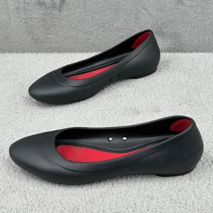 Ballerine Crocs Lina nere da donna taglia 11 scarpe comode slip on casual - Foto 1 di 12
