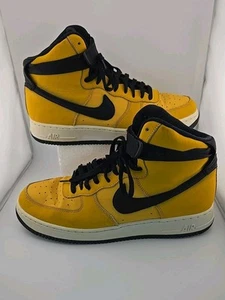 Nike Air Force 1 High '07 Shoes Yellow Ochre Sneakers AT4963-700 Men's 11.5 - Picture 1 of 24