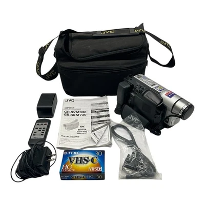 JVC GR-SXM930 GR-SXM730 Super VHS SVHS S-VHS SVHSC Camcorder VCR Player Video - Image 1 of 4
