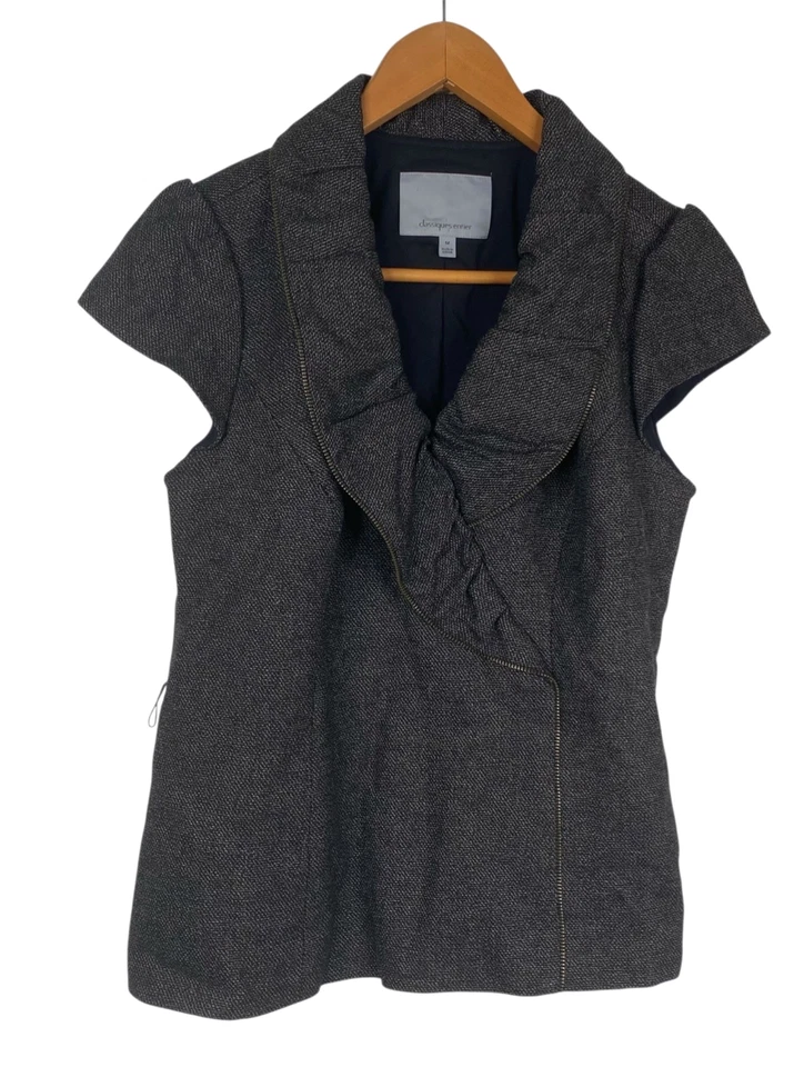 Top Classiques Entier Para Mujer Cremallera Estructurada Dinero Antiguo Carrera Gris Talla M Foto 1 de 4