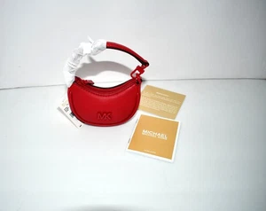 Michael Kors Kyla Bag Charm in Crimson #32T5T8QC1L NWT Details: Silky smooth nap - Picture 1 of 4