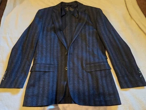Brooks Brothers Regent Blazer Mens 42S Blue 100% Linen Dondi Jersey Sport Coat - Picture 1 of 17