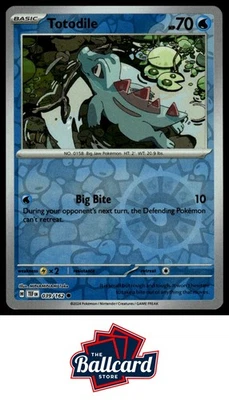 SV05: Temporal Forces #039/162 Totodile Reverse Holo - Image 1 of 2