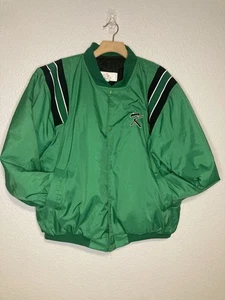 Chaqueta cortavientos vintage para hombre pequeña verde negra acolchada EE. UU. - Imagen 1 de 13