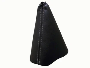 CITROEN XSARA (1997-2005) Soufflet Levier De Vitesse 100% Cuir - Couture Gris - Imagen 1 de 1