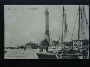 Germany / Poland LIGHTHOUSE Swinemunde - Osternothafen c1905 RP Postcard - Picture 1 of 2