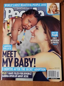 People Magazine Sandra Bullock adoptierte Baby während der Scheidung 10. Mai 2010 - Bild 1 von 1