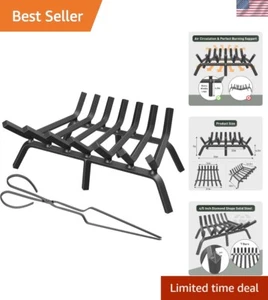 Elegant 24-Inch Fire Grate with Sag-Resistant Design for Superior Burning - Picture 1 of 9