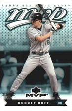 2003 (DEVIL RAYS) Upper Deck MVP Black #201 Aubrey Huff/50