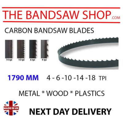 THE BANDSAW SHOP Draper BS250B (1790mm) 70 1/2" Replacement Bandsaw blades