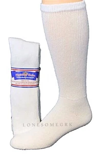 3 Pairs Womens Physicians Choice OVER THE CALF Cushioned Diabetic Socks USA Made - Picture 1 of 8